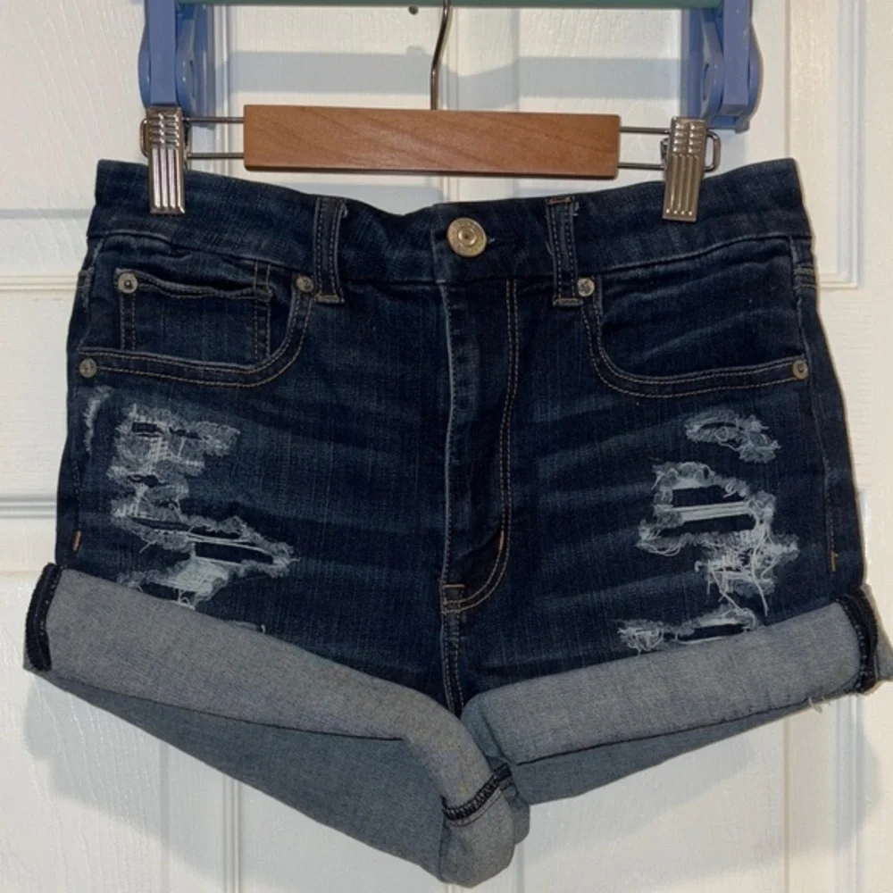 American Eagle Outfitters Dark Blue Jean Shorts